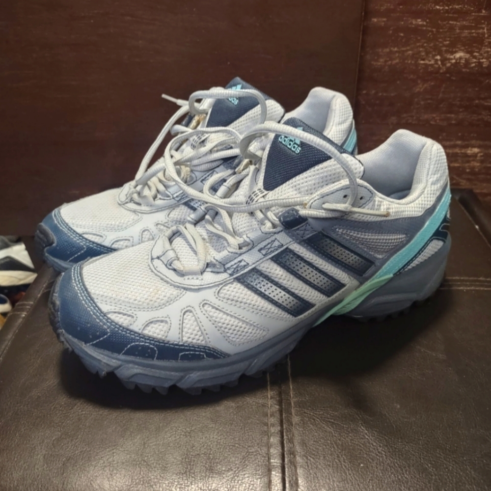 Adidas  Light Blue Athletic Shoes